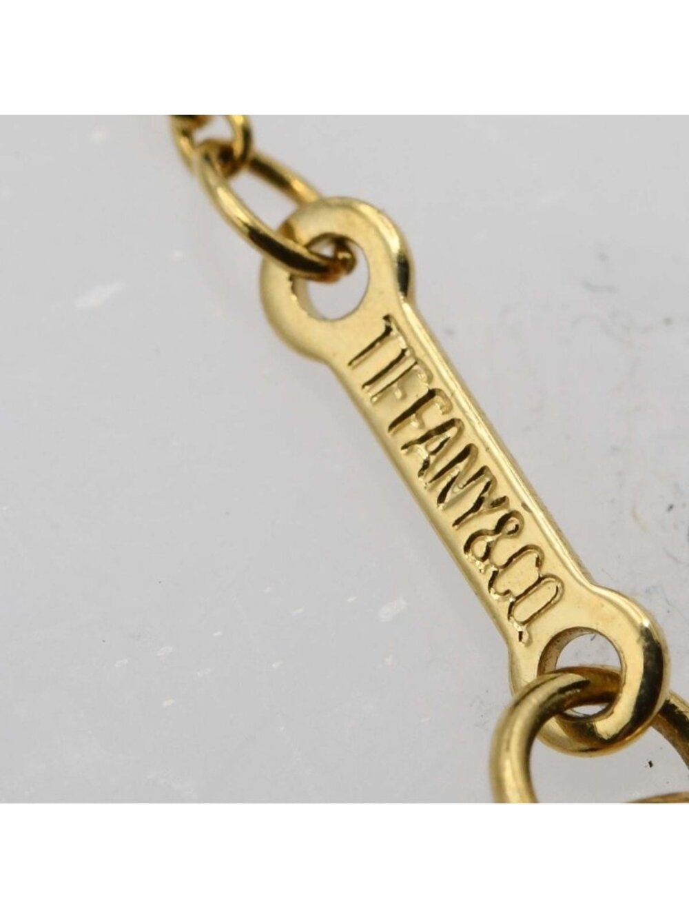 Tiffany & Co Polished Necklace by the Yard YG 750 5 - Picture 5 of 6